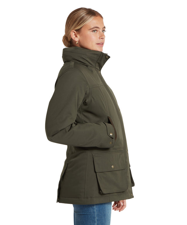 Langton Country Coat Dark Woodland
