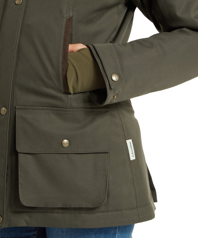 Langton Country Coat Dark Woodland