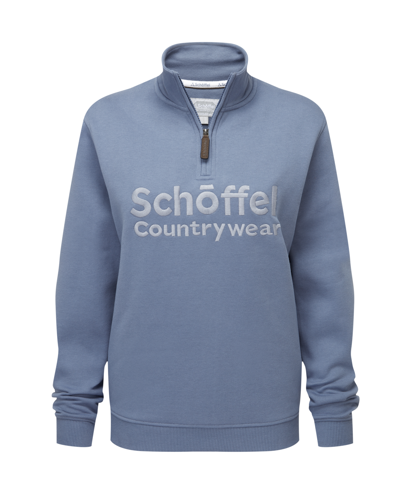 St Issey Quarter Zip Sweatshirt Storm Blue