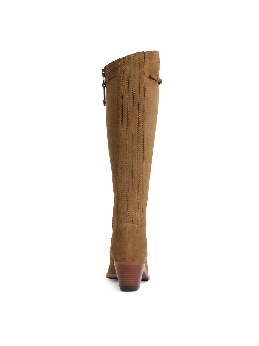 Kimberley Tan Heeled Knee-High Boots - Regular Fit