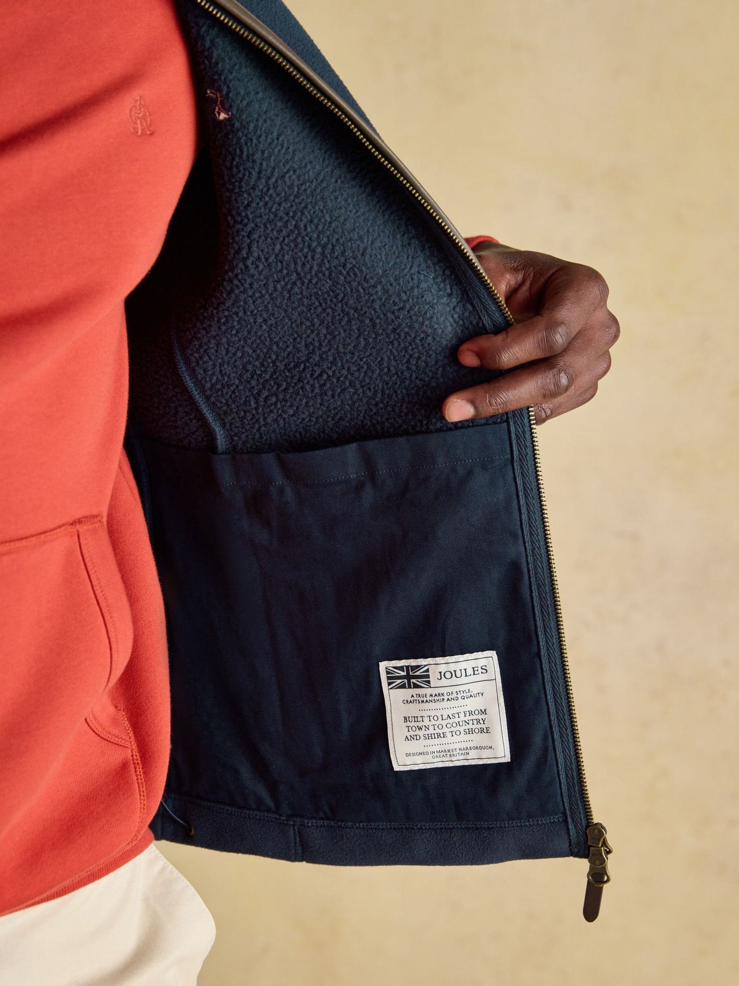 Heritage Fleece Navy Gilet