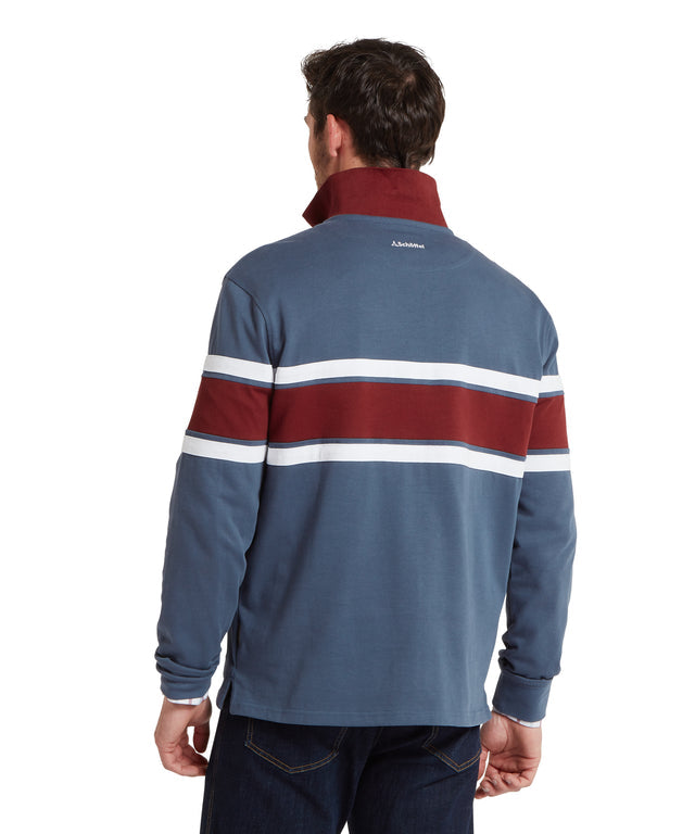 Exmouth Heritage Quarter Zip Oxford Navy
