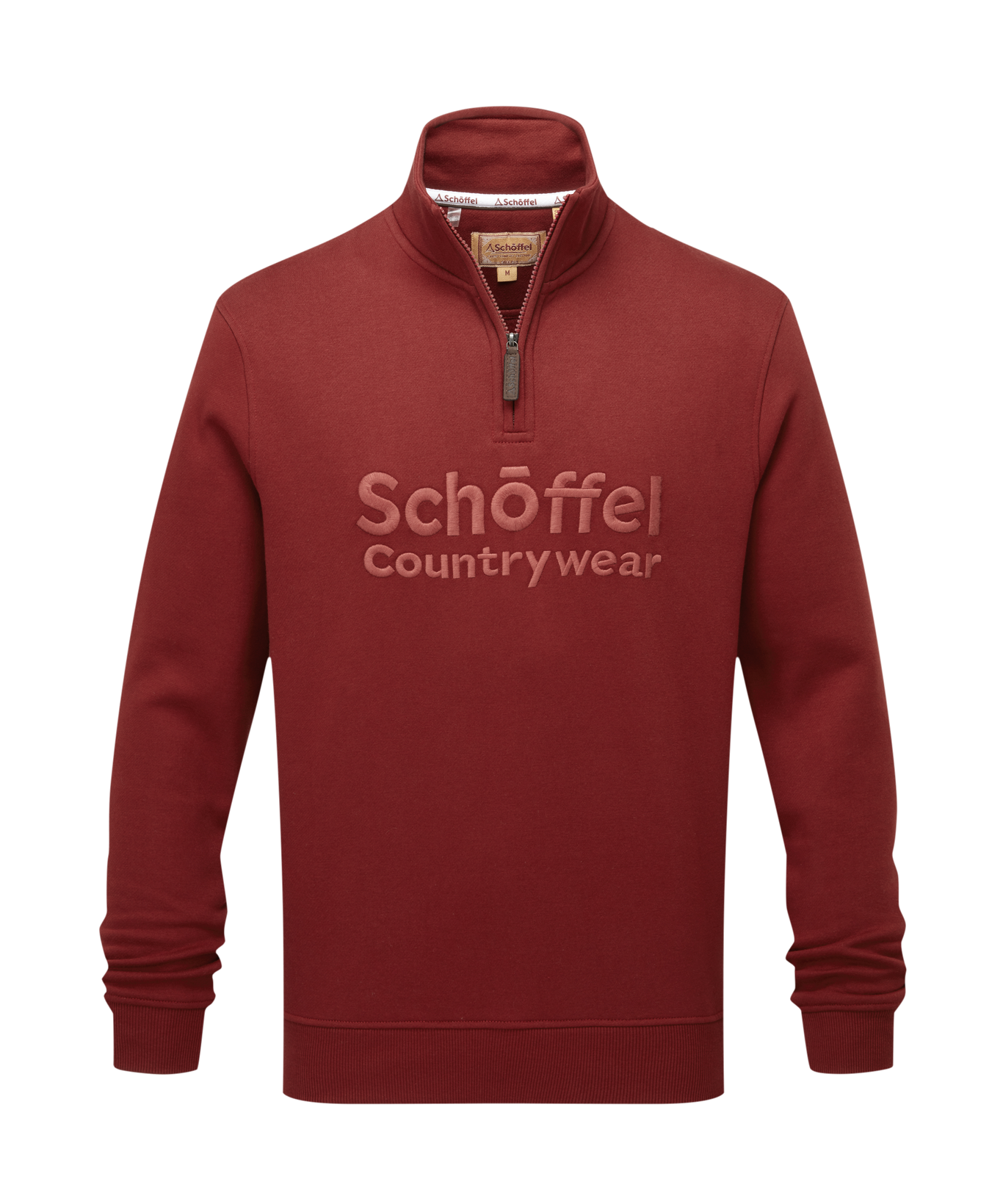 Bude Quarter Zip Sweatshirt Redwood