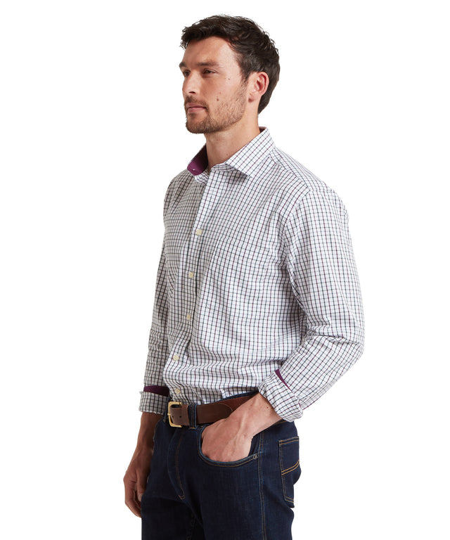Milton Tailored Shirt Botanical Green