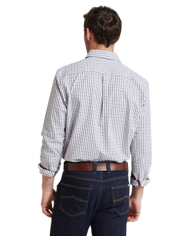 Milton Tailored Shirt Botanical Green