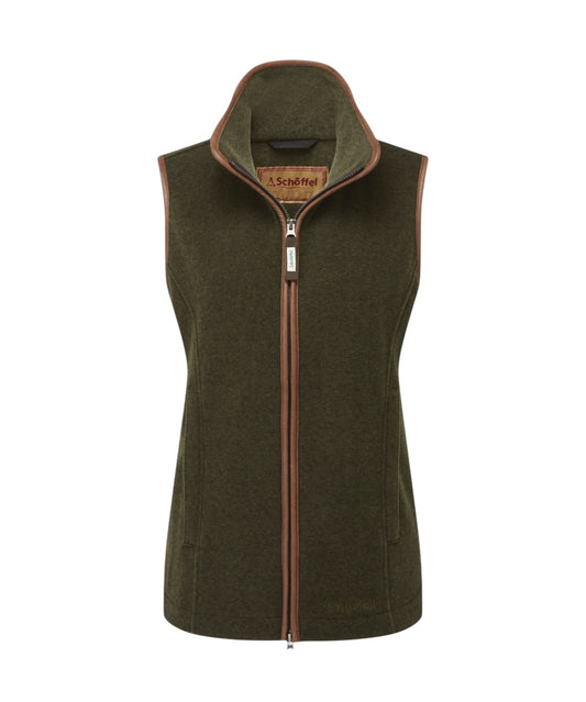 Lyndon Fleece Gilet Dark Olive