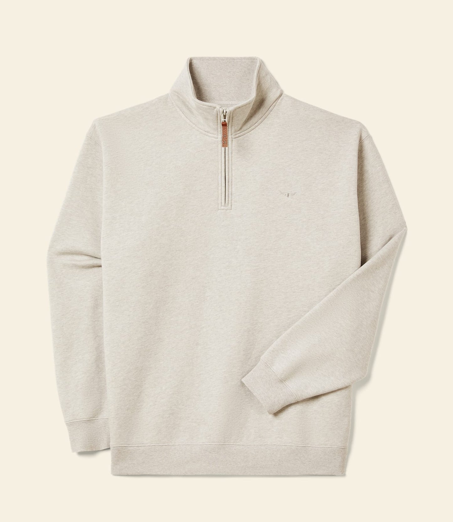 Mulyungarie 1/4 Zip Sweatshirt Grey Marl