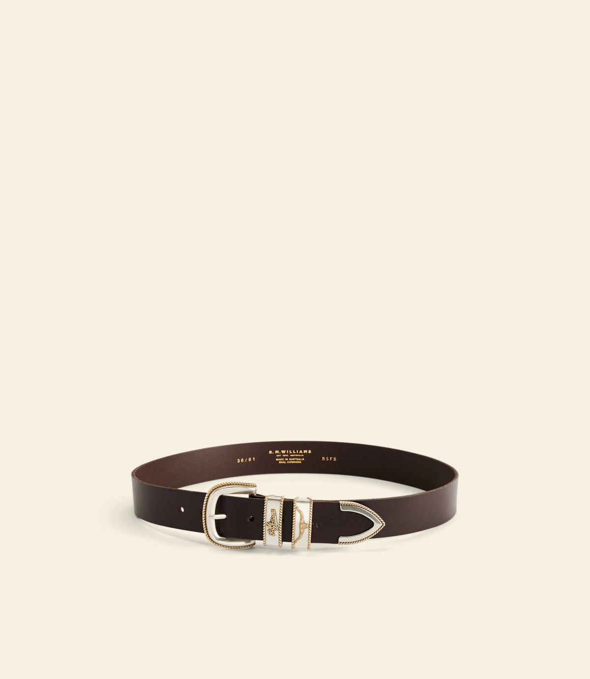 Rope Drover Belt Chestnut