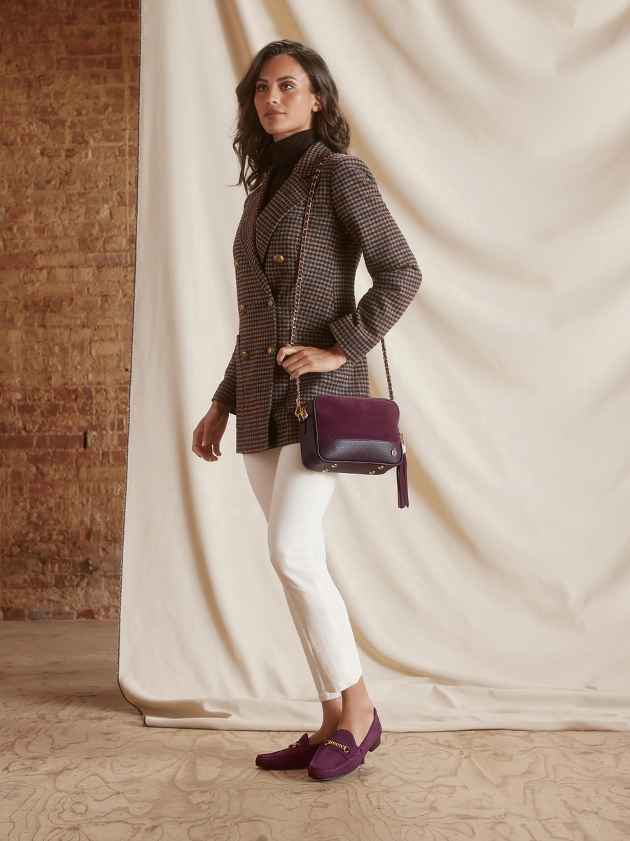 Stockists Exclusive Apsley Women’s Loafers - Elderberry Suede