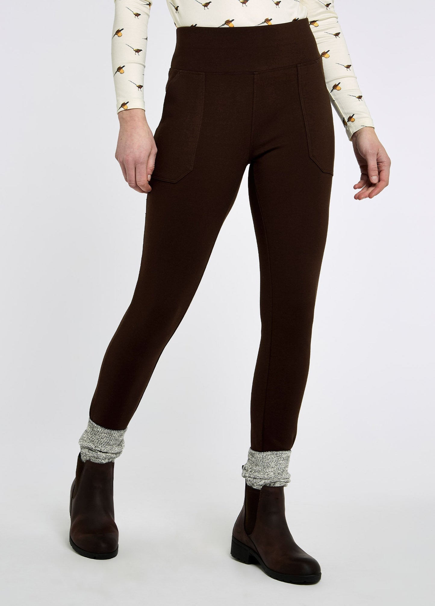 Pepperwort Women's water repellent leggings - Bourbon
