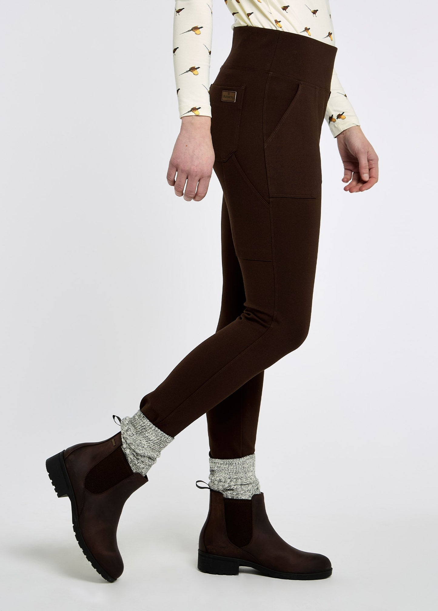 Pepperwort Women's water repellent leggings - Bourbon