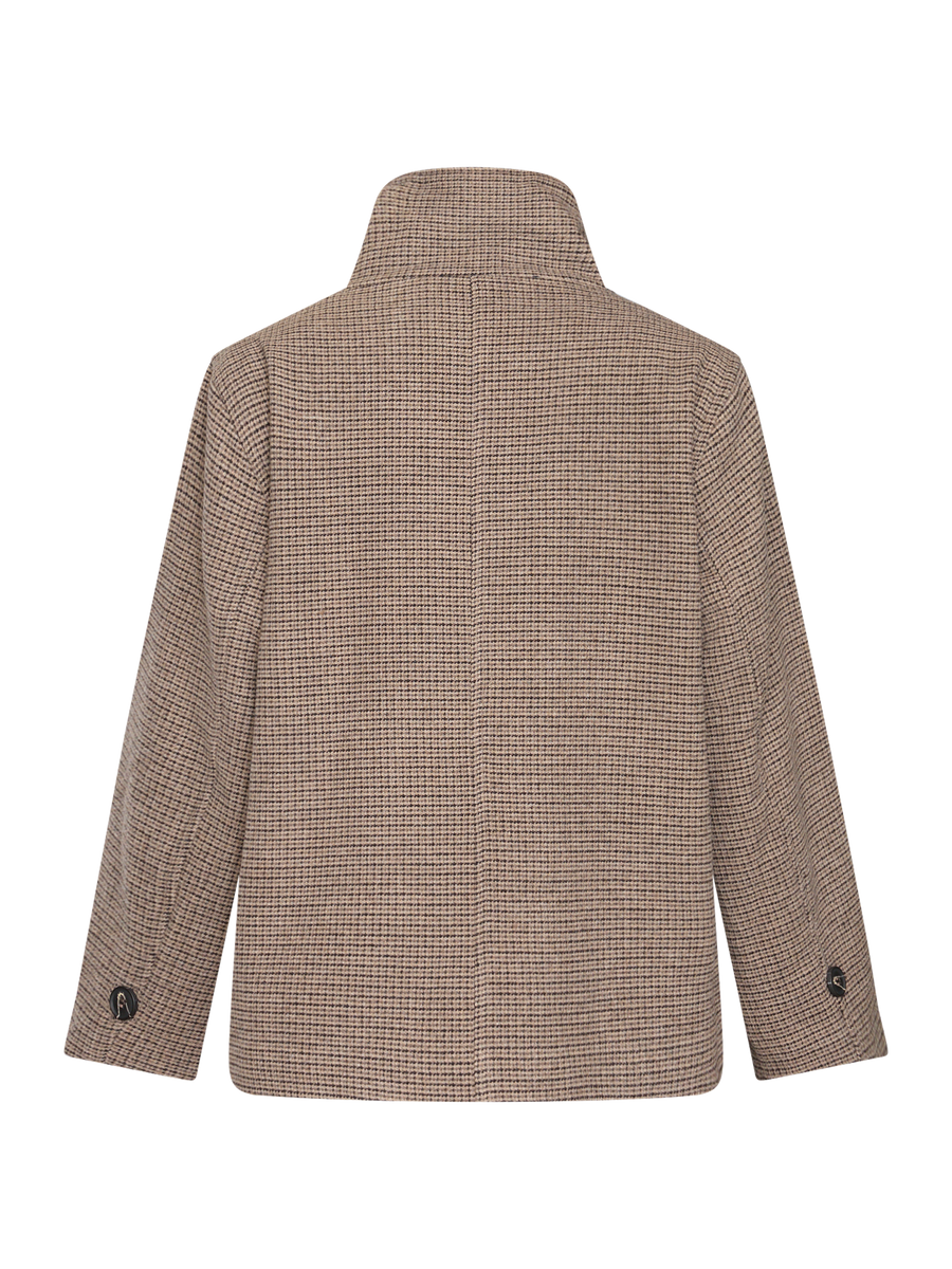 Sitta Checked Jacket Dark Brown Check