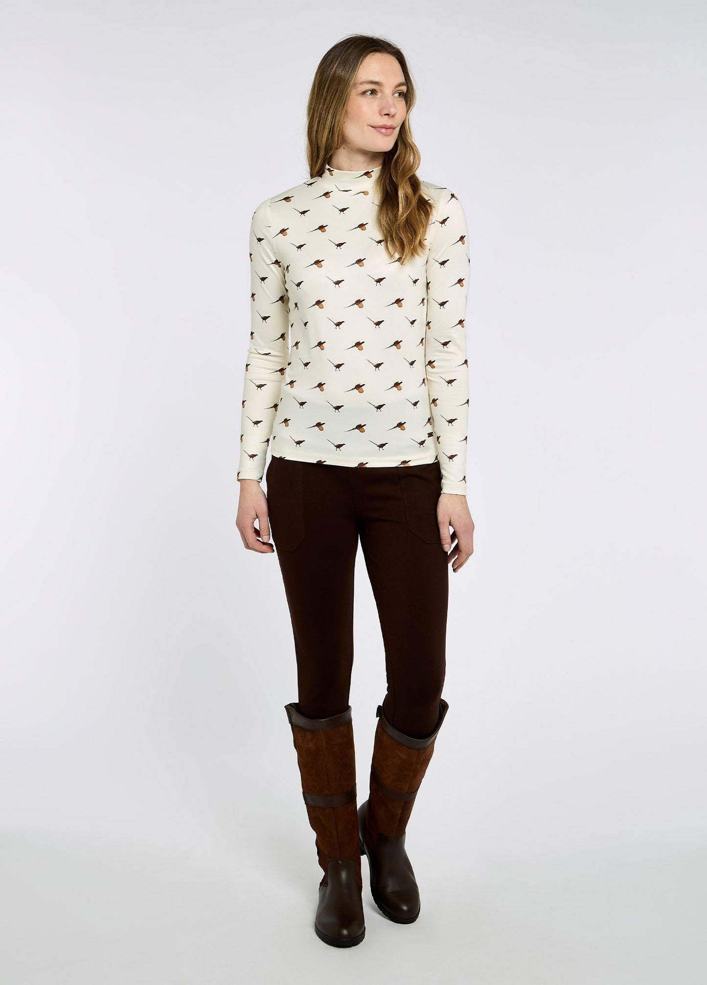 Reynolds Women's printed top - Cream