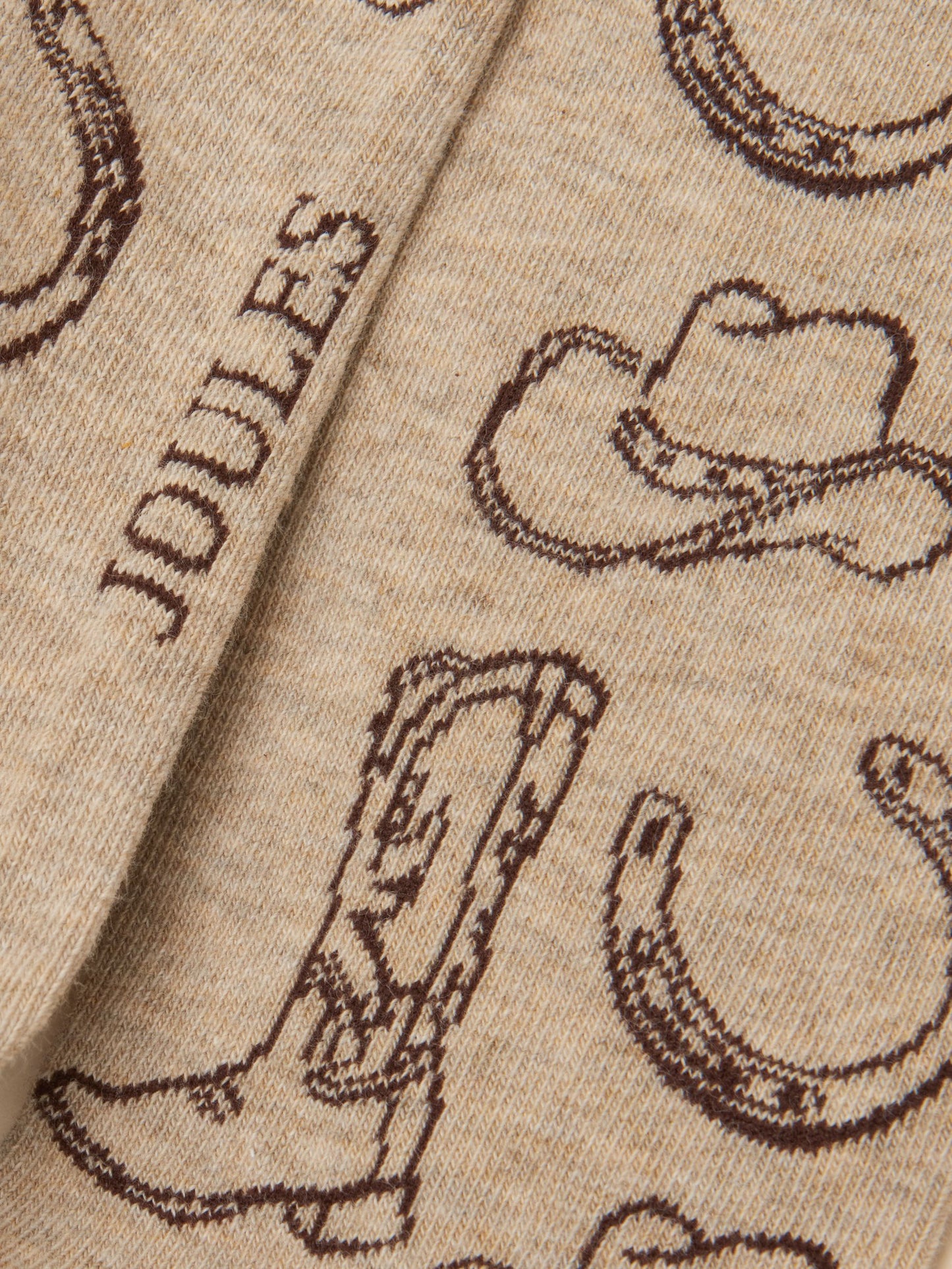 Women's Everyday Brown & Neutral Rodeo Cotton Blend Socks 2 Pack (size 4-8)
