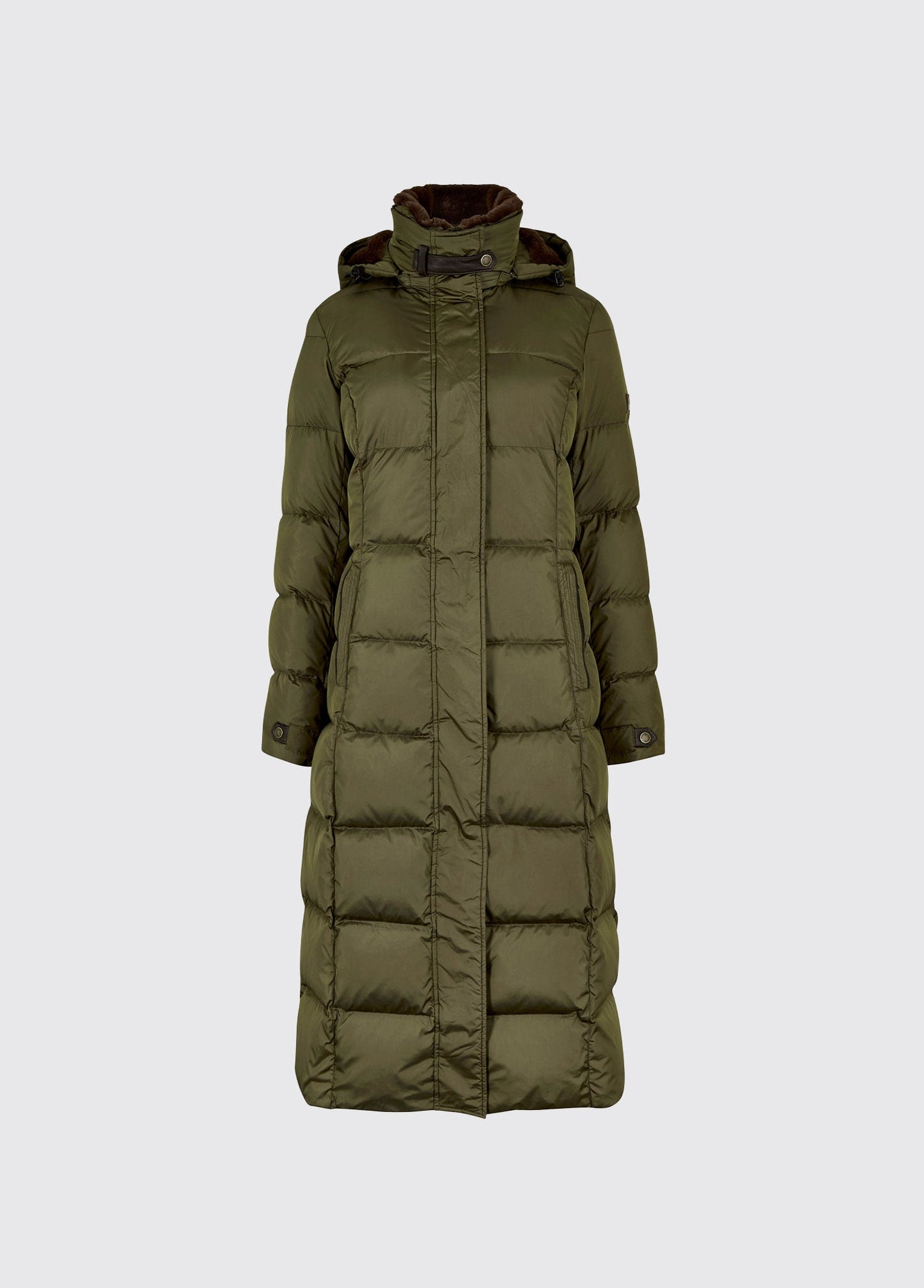 Aldborough Women's full length down jacket - Olive