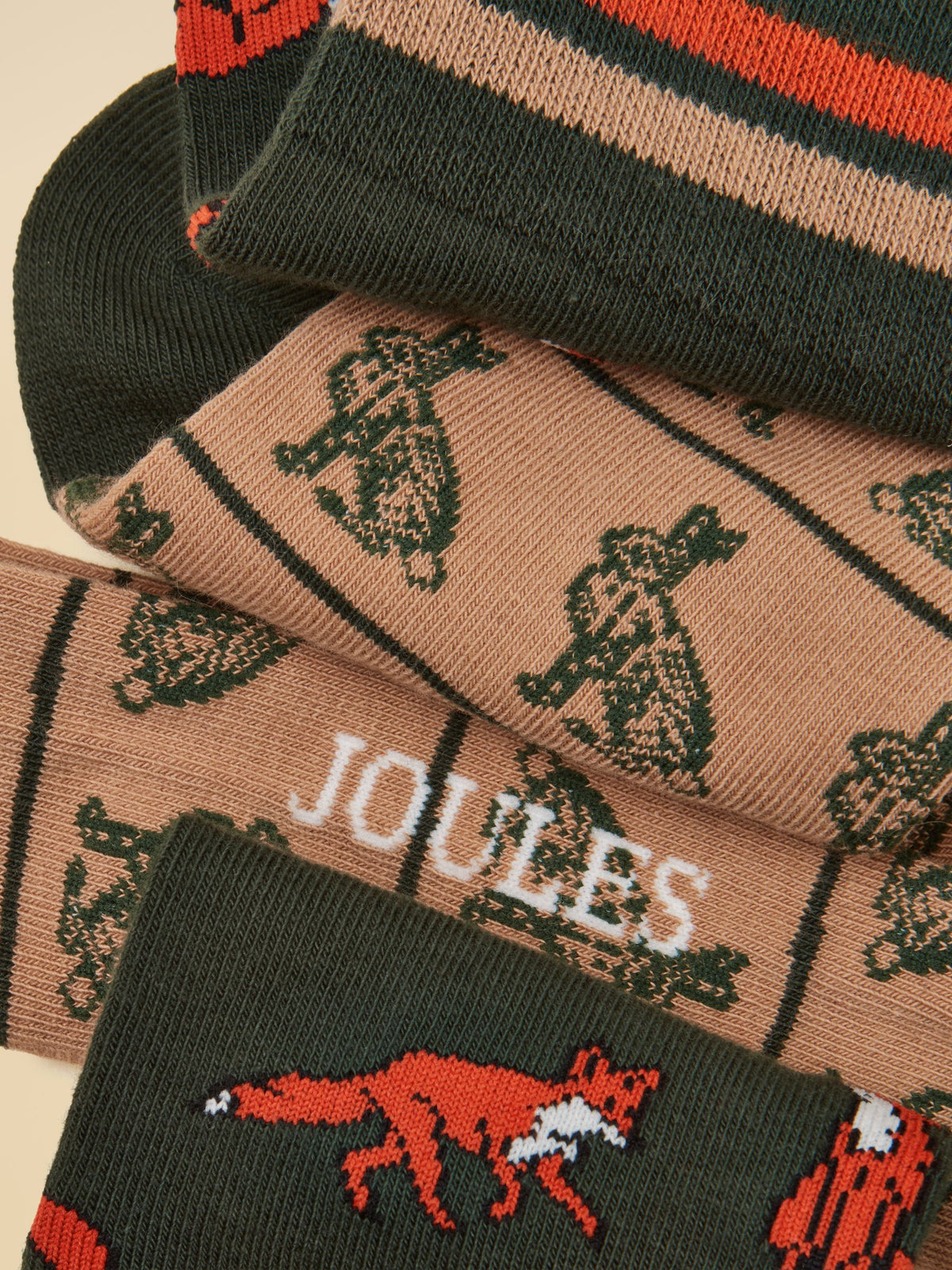Men's Kingsbury Green Fox Socks 2 Pack (size 7-12