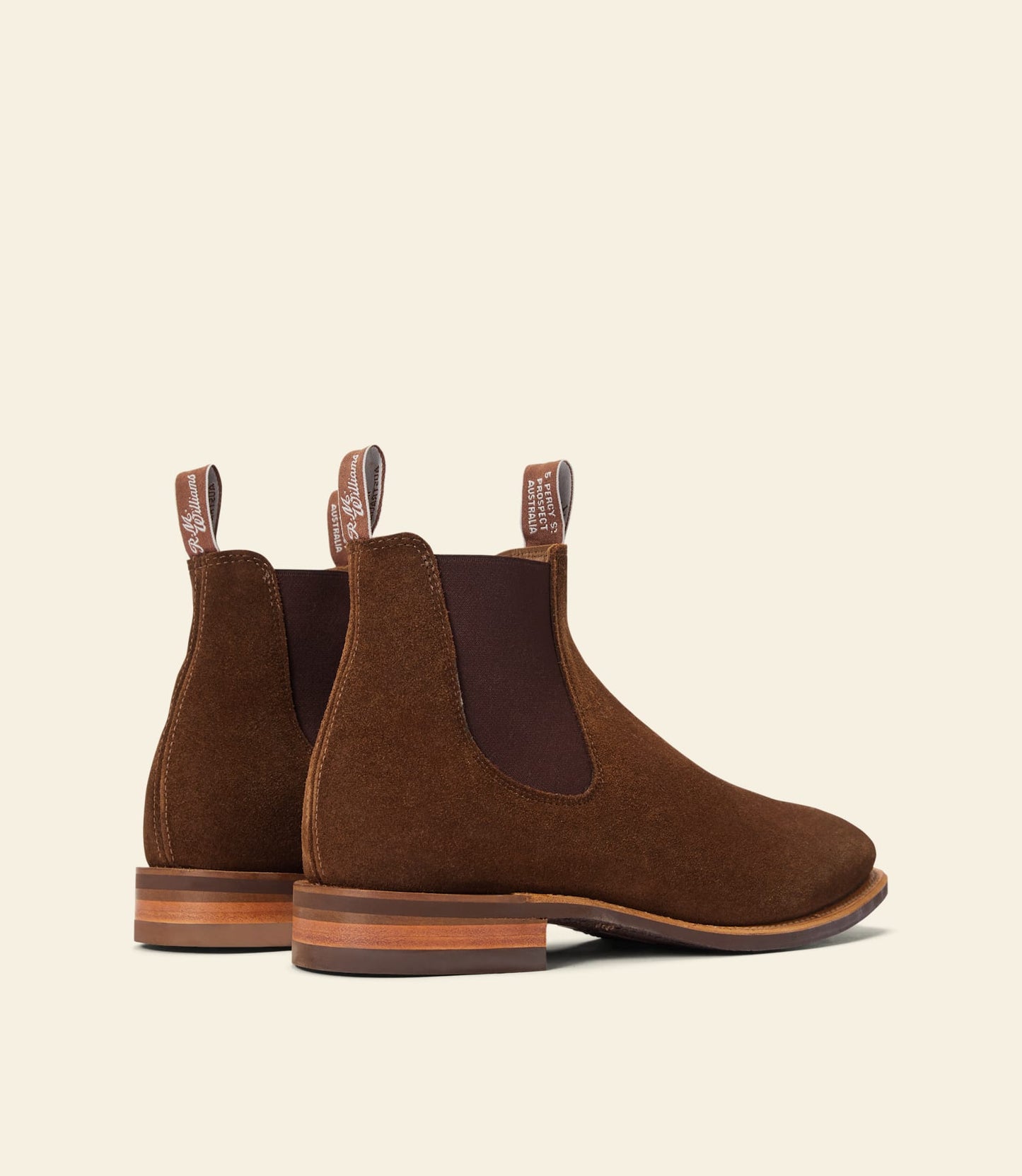 Craftsman Boot Dark Cedar Suede Leather