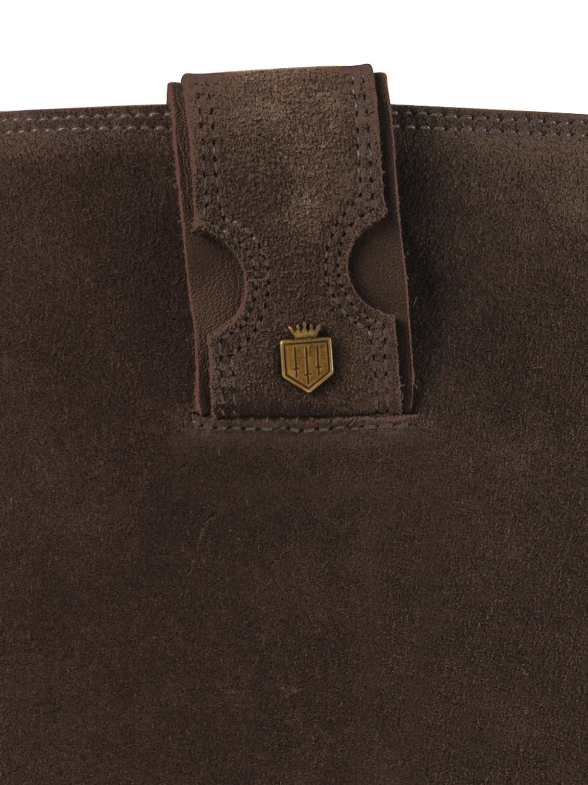 Oulton Chocolate suede · Heeled knee-high boots · Regular Fit