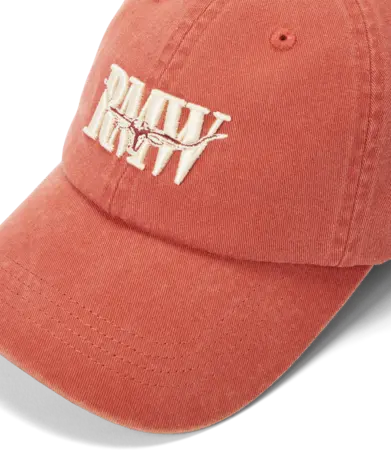 Heritage Twill Cap Red Ochre
