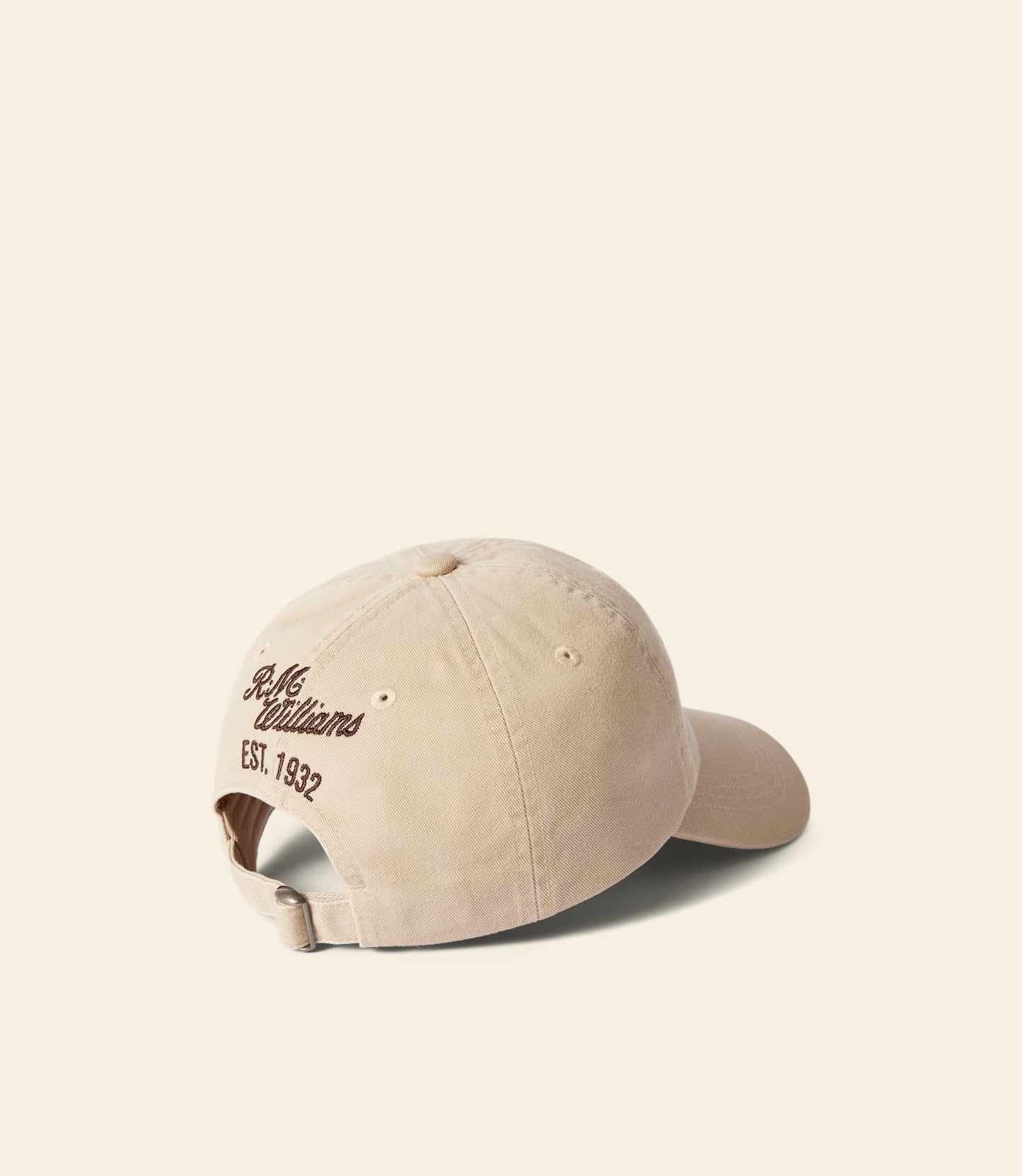 Longhorn twill cap ecru