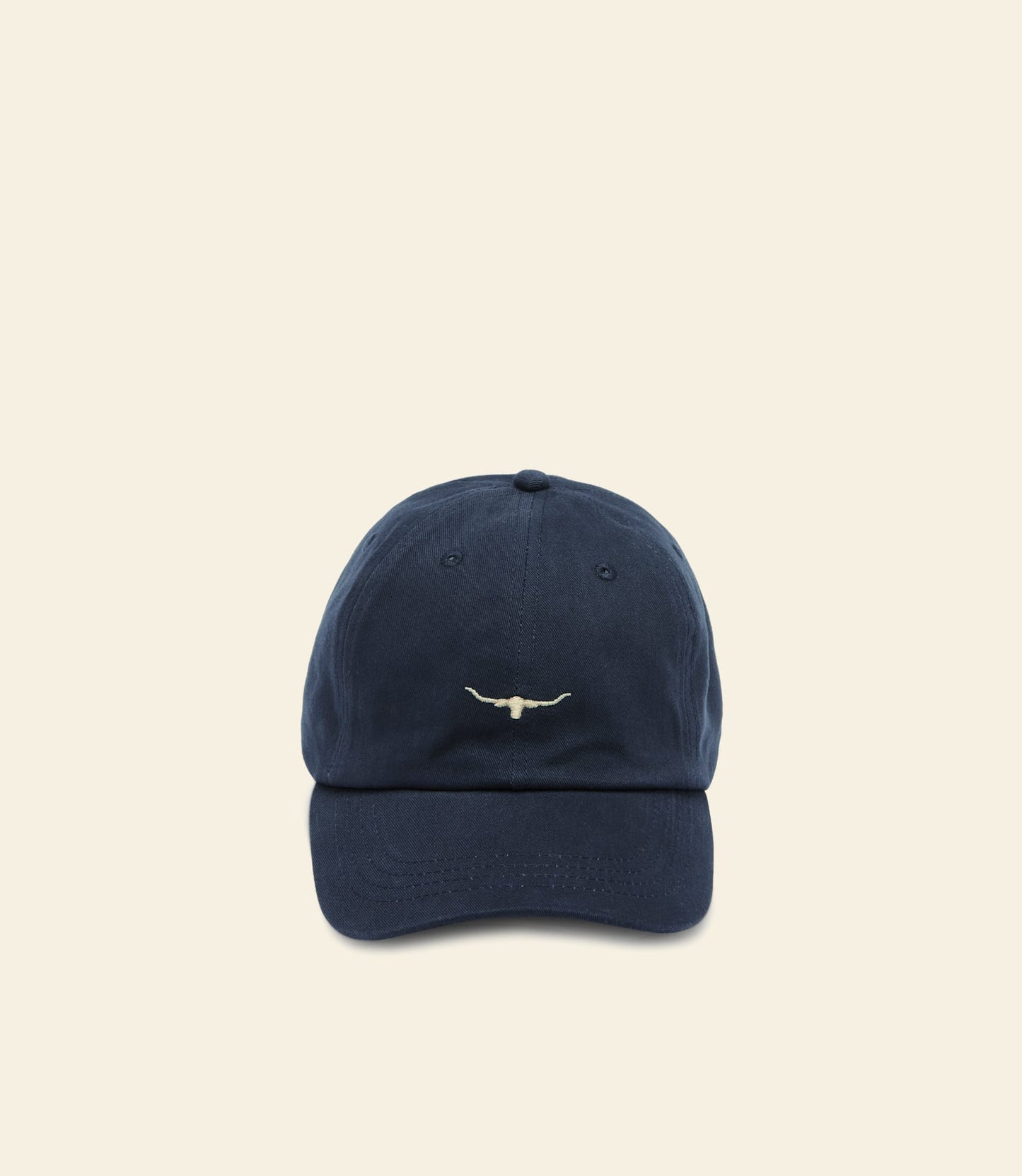 Mini longhorn twill cap blue wash