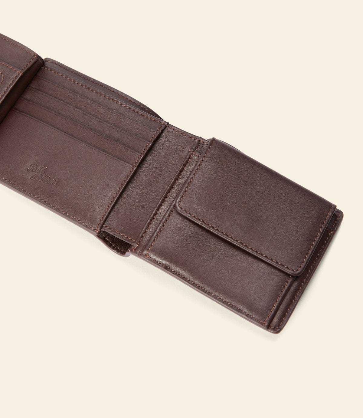 Wallet with Pocket & Tab Chestnut