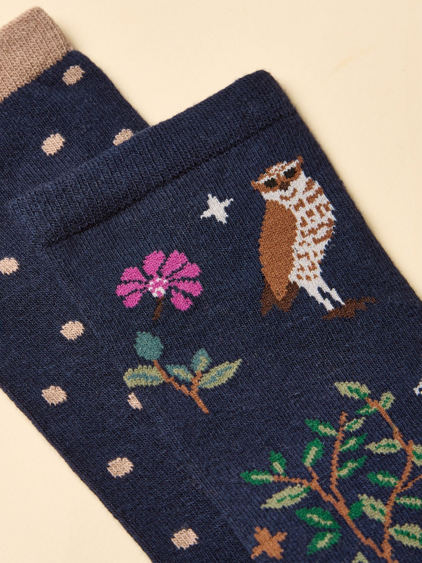 Everyday socks navy wood