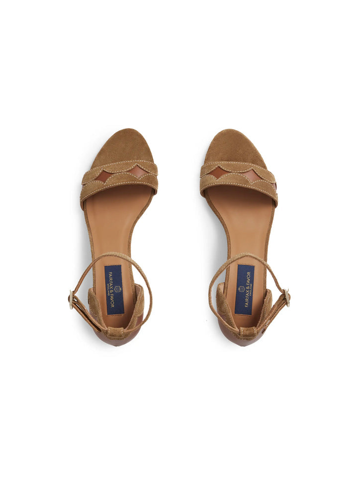 Ohio Tan Mid Heel Shoes