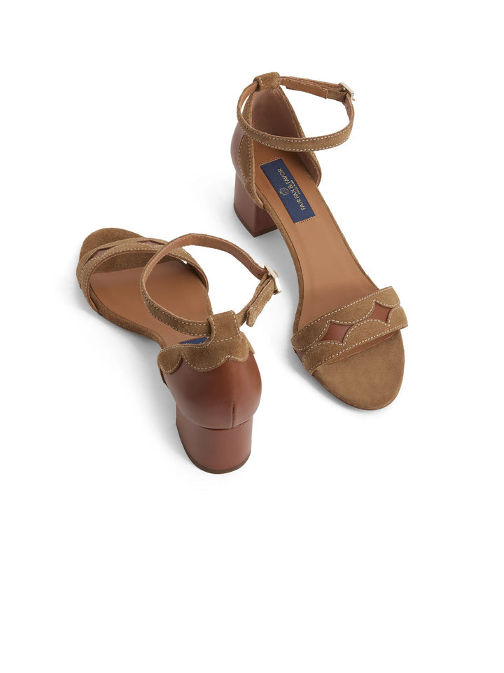 Ohio Tan Mid Heel Shoes