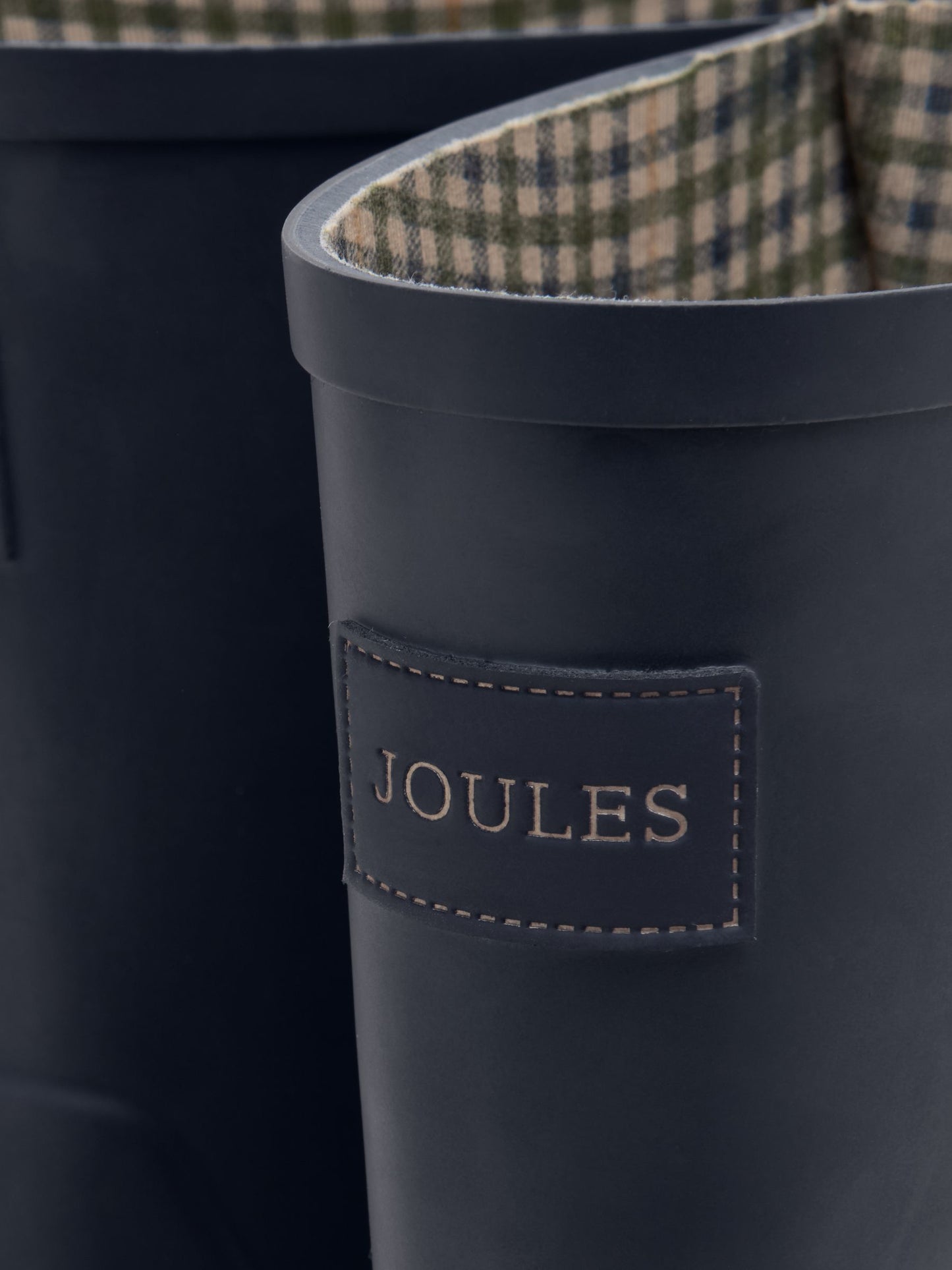 Wistow Navy Blue Adjustable Mid Calf Wellies
