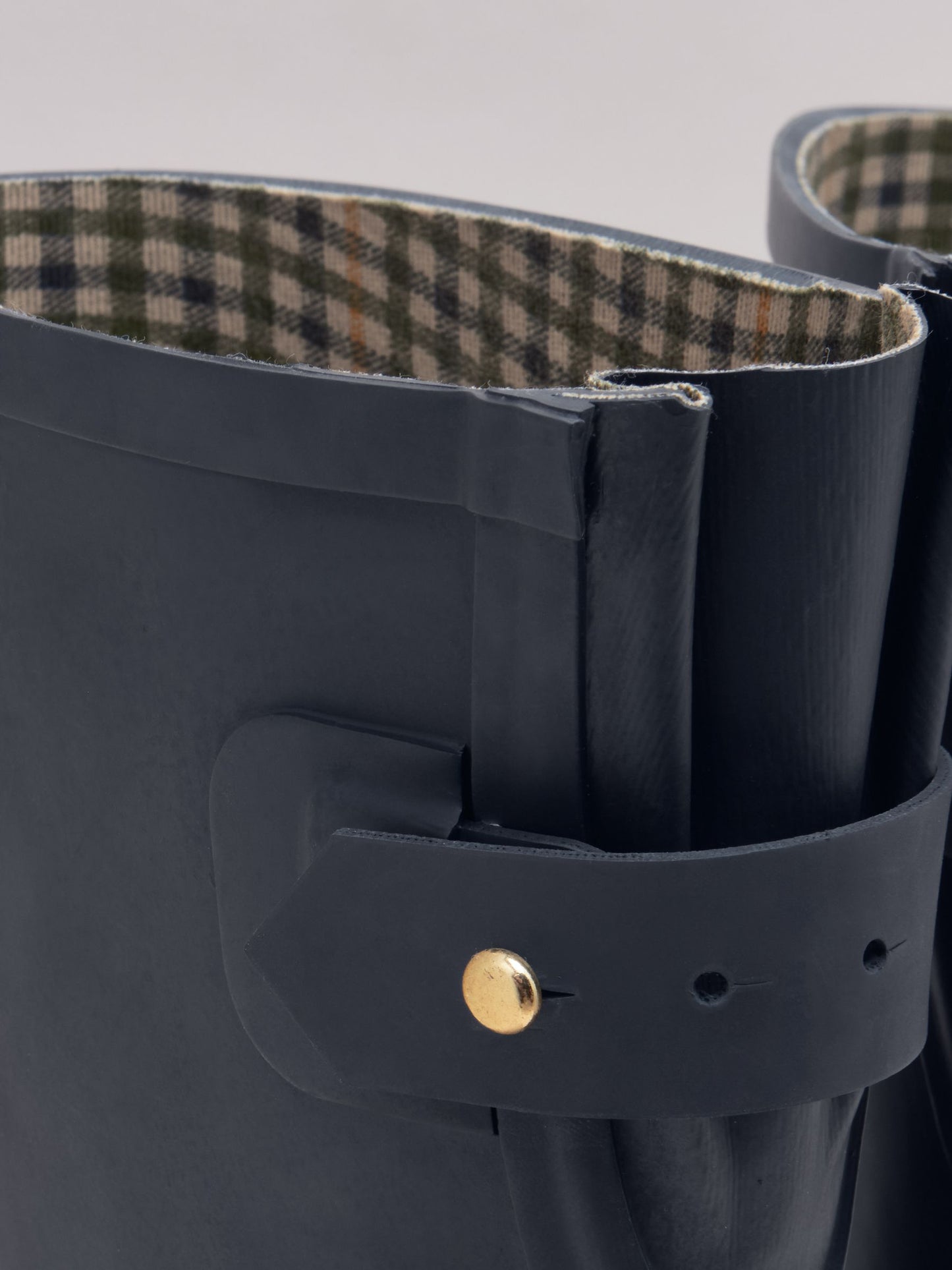 Wistow Navy Blue Adjustable Mid Calf Wellies