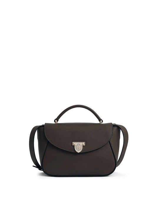 Blenheim Mahogany Leather Mini Handbag