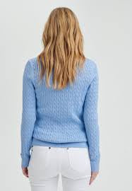 Simone cable knit light blue