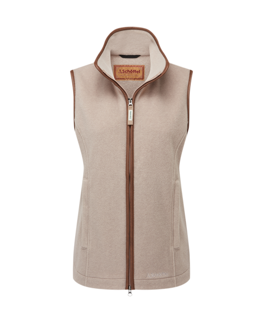 Lyndon Fleece Gilet Mushroom