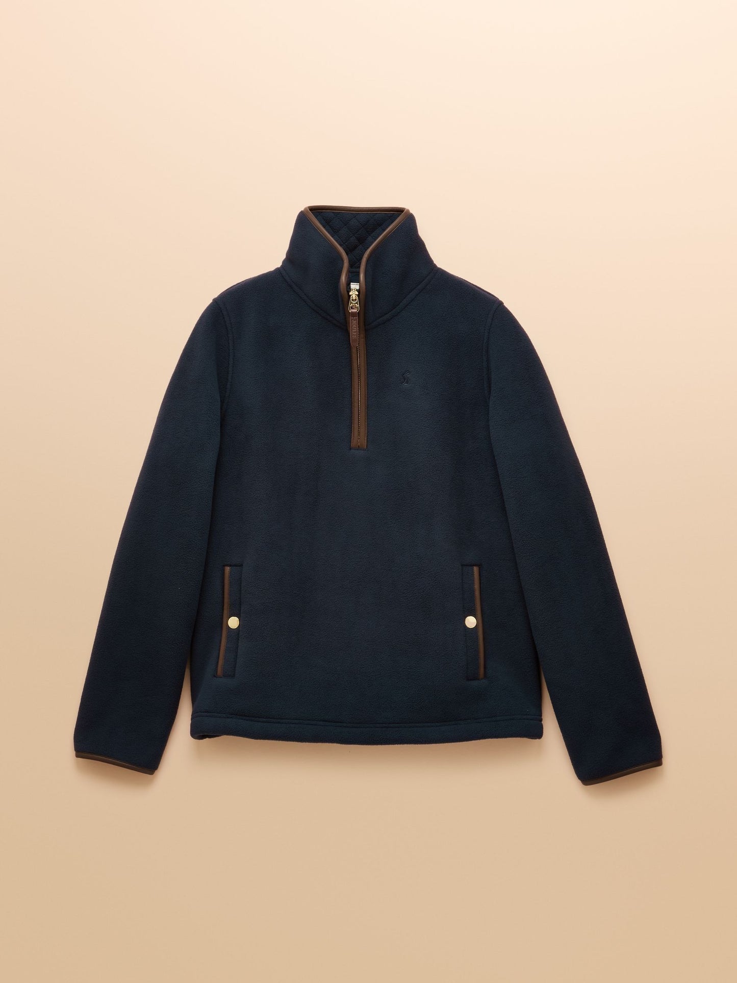 Heritage Navy Quarter Zip Fleece