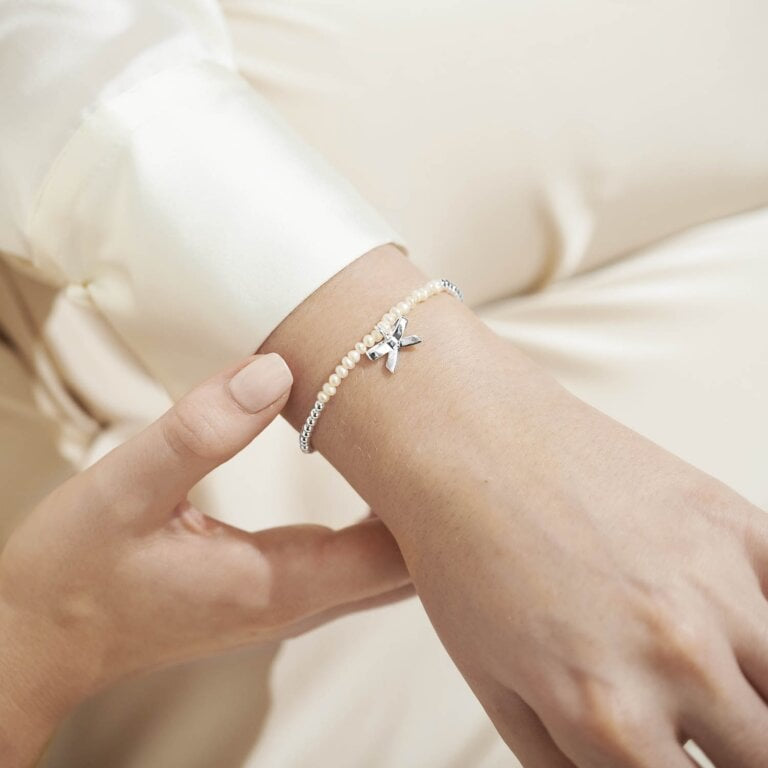 Bridal Pearl Bracelet 'I couldn't Say I Do Without You'