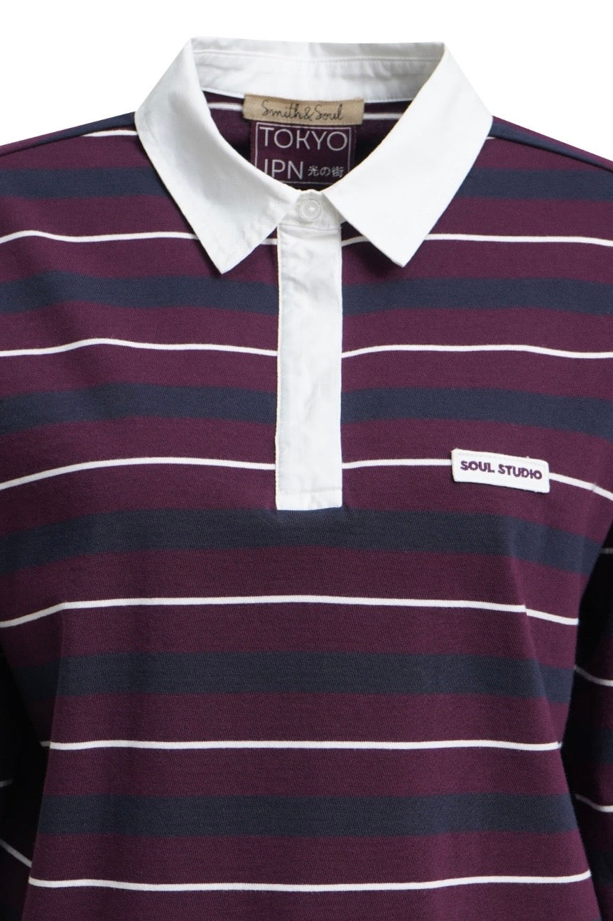 Boxy Rugby Longsleeve Multistripe