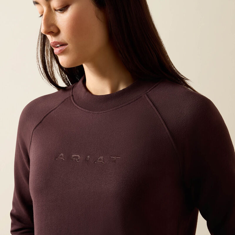Martine Sweatshirt Chocolate Plum