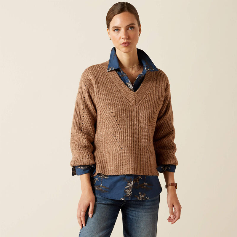 Blaydon Sweater Woodsmoke Heather