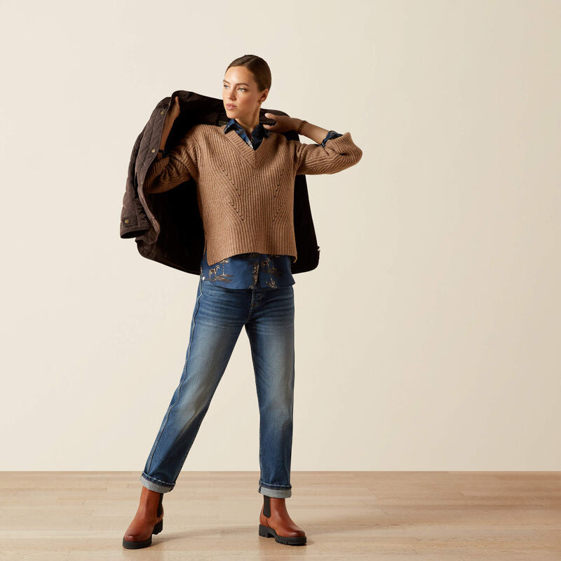 Blaydon Sweater Woodsmoke Heather