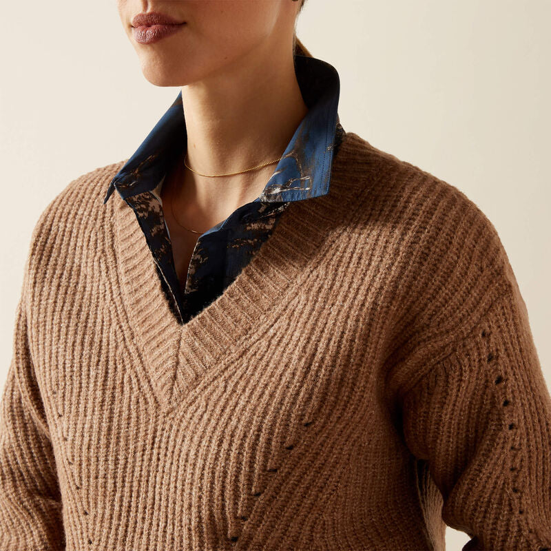 Blaydon Sweater Woodsmoke Heather