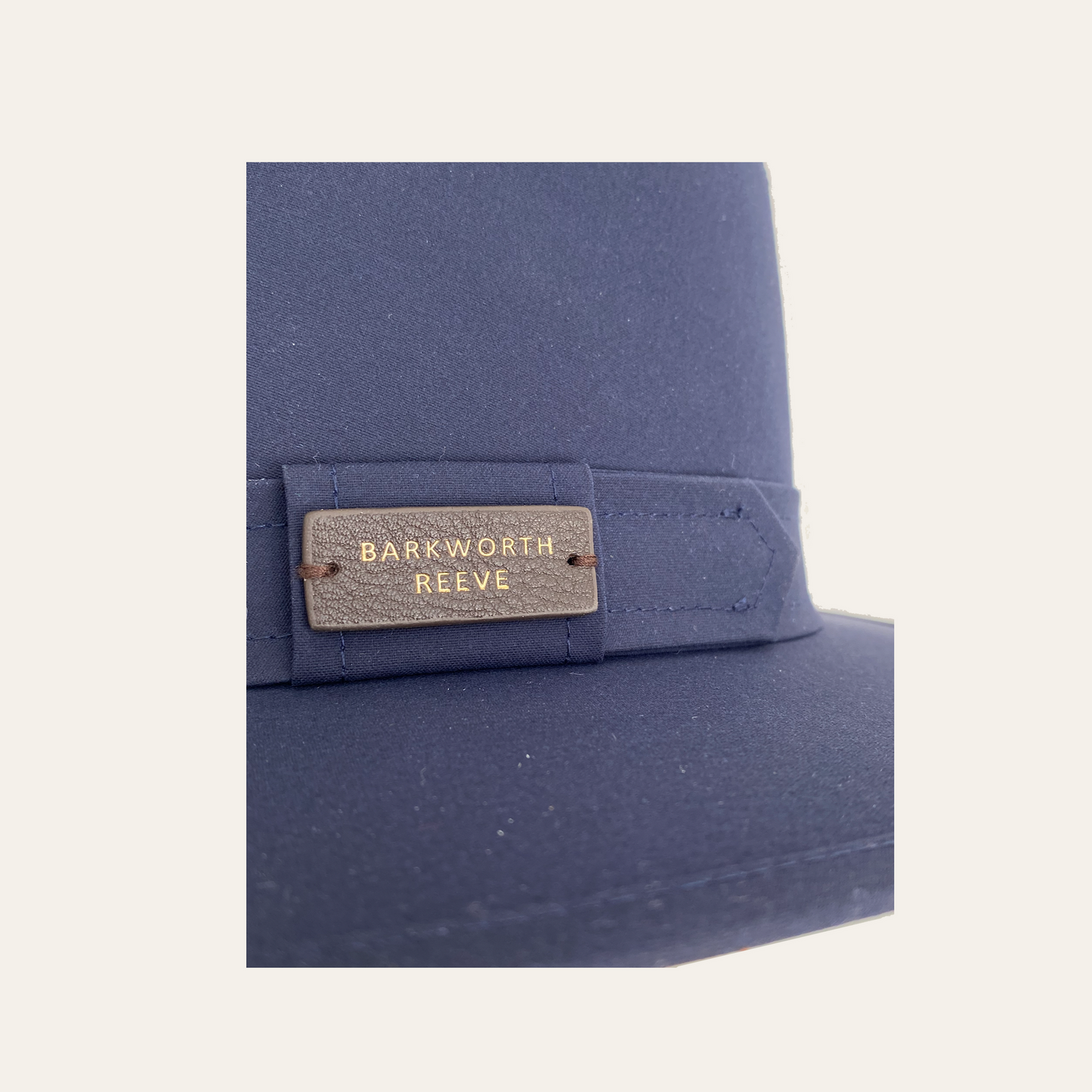 Thimbley Waxed Waterproof Fedora Hat Navy