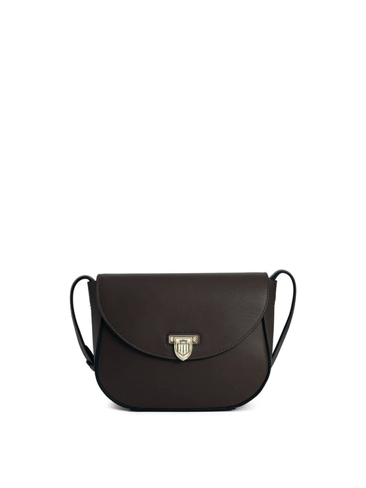 Blenheim Mahogany Leather Saddle Bag