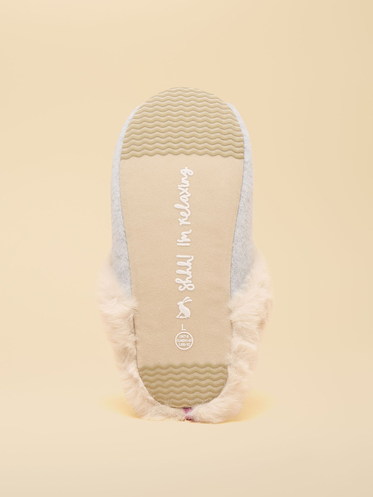 Slippet Luxe Grey Artwork Slipper