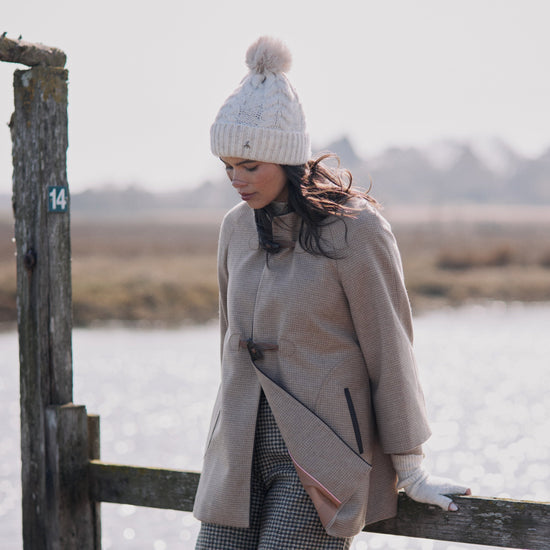 The Langham Pom Beanie Oatmeal