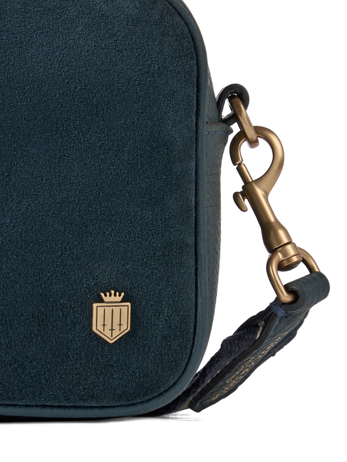 Farnham Teal Suede Cross Body Bag