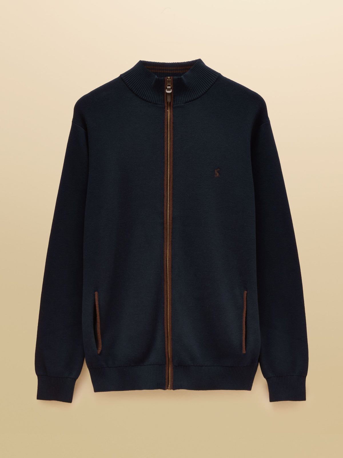 Hillside Navy Knitted Cardigan