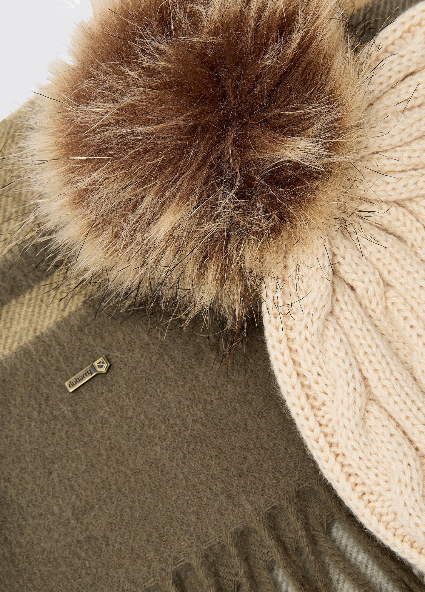 Foley Matching hat and scarf gift set - Dusky Green