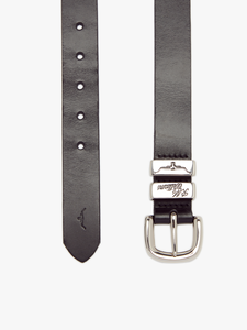 1 1/4” 3 Piece Solid Hide Belt Black