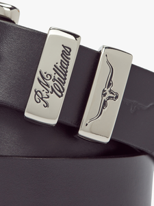 1 1/4” 3 Piece Solid Hide Belt Black